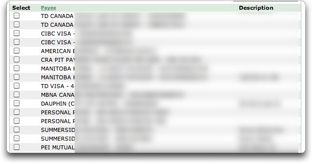 Selecting the bills to pay